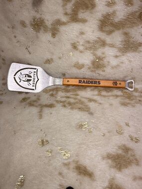 Los Angeles Raiders Stainless Steel Spatula Sportula You The Fan BBQ Party Camp